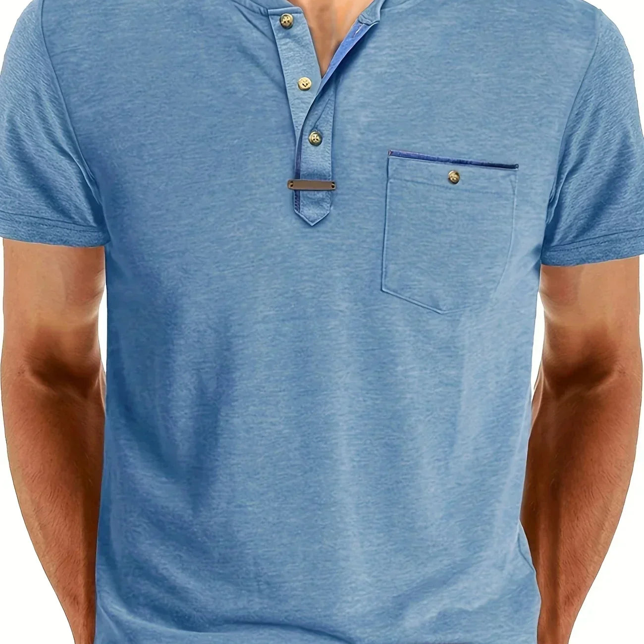 チャボール - クルーネックとポケット付きのスタイリッシュなTシャツ