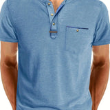 チャボール - クルーネックとポケット付きのスタイリッシュなTシャツ