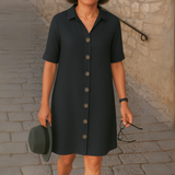 Ria™ | エレガントなロングシャツドレス