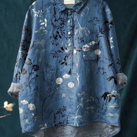 HIKOMA - 花柄ブラウス