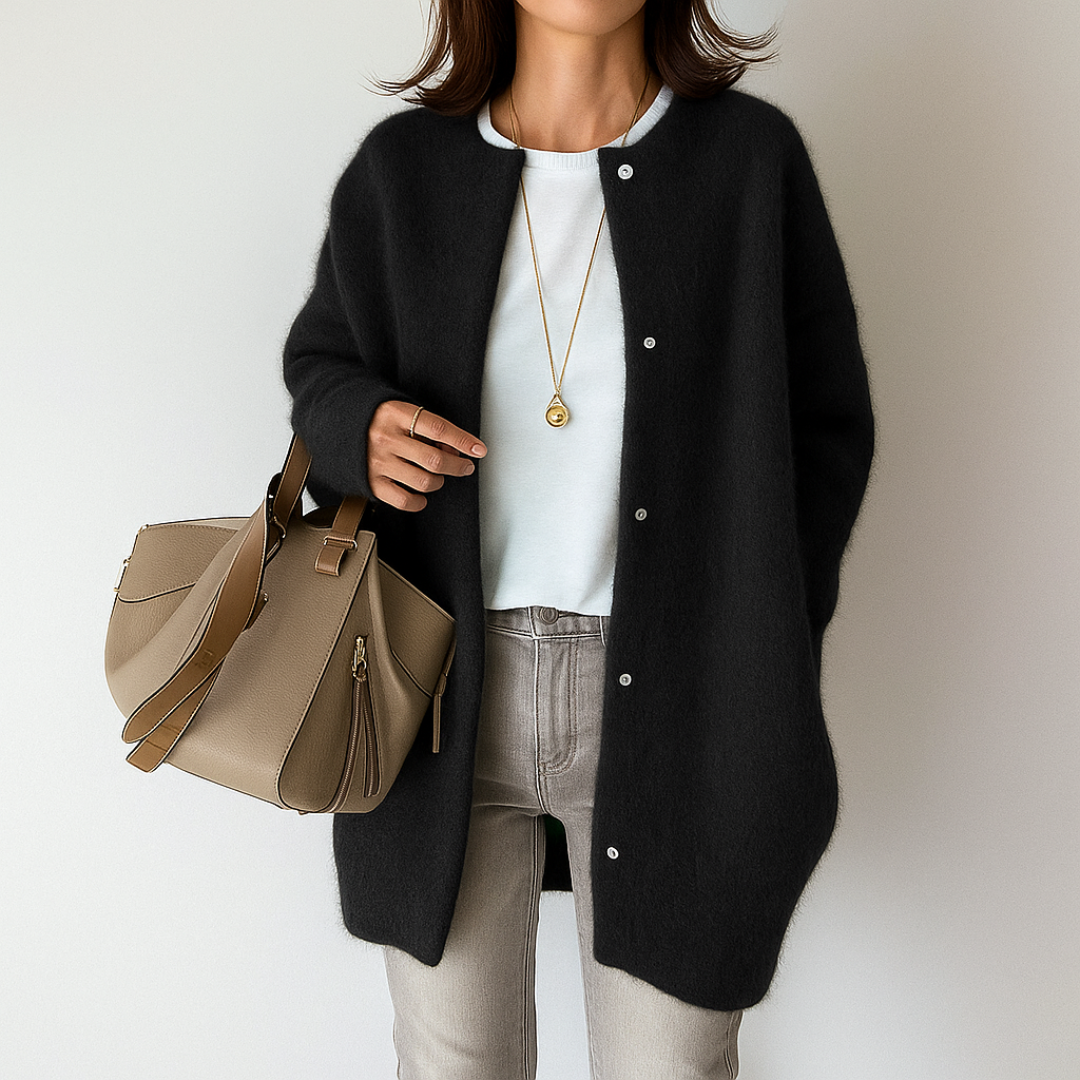 シルビア™ | 暖かくてスタイリッシュなカーディガン