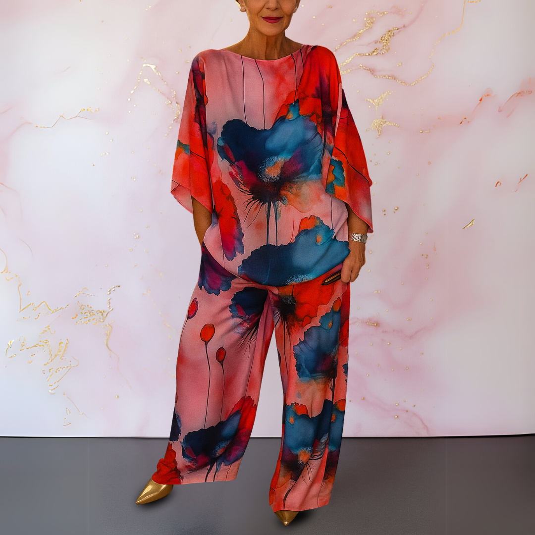 Moniek™ | サテン製の女性用2ピースセット