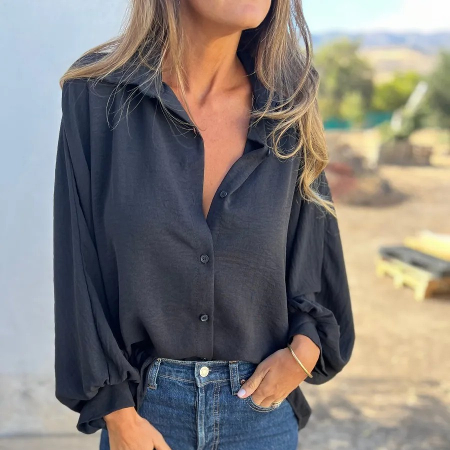 ナタリー™ | エレガントなオーバーサイズブラウス