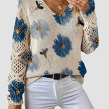 Martina™ | 花柄のエレガントなセーター