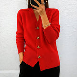 リディア™ | ハートボタン付きエレガントセーター