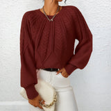 エリカ™ | ワイドスリーブのエレガントなニットセーター