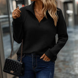 Elisa™ | エレガントなVネックセーター（女性用）