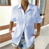 Anneke™ | エレガントなシャツカラーのブラウス