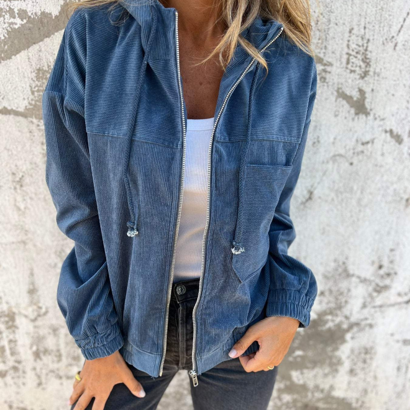 エラ™ | コードフードジャケット（ジッパー付き）