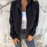 エラ™ | コードフードジャケット（ジッパー付き）