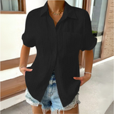 Anneke™ | エレガントなシャツカラーのブラウス