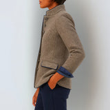 Anja™ | 高い襟のエレガントなカーディガン
