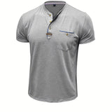 チャボール - クルーネックとポケット付きのスタイリッシュなTシャツ