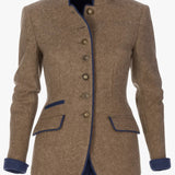 Anja™ | 高い襟のエレガントなカーディガン