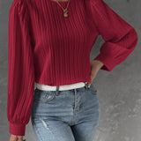 ビアンカ™ | エレガントなランタンスリーブブラウス