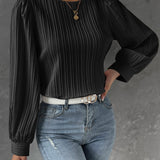 ビアンカ™ | エレガントなランタンスリーブブラウス