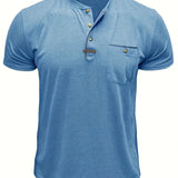 チャボール - クルーネックとポケット付きのスタイリッシュなTシャツ