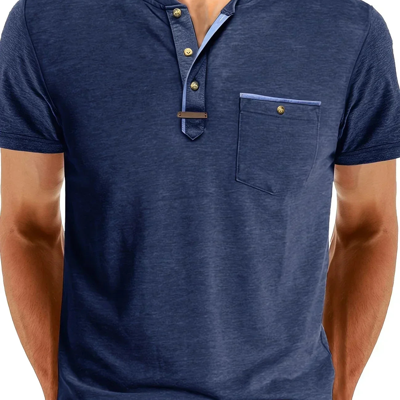 チャボール - クルーネックとポケット付きのスタイリッシュなTシャツ