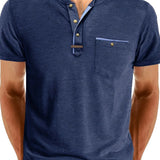 チャボール - クルーネックとポケット付きのスタイリッシュなTシャツ