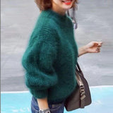 エミリー™ - ロッカー編みのウールセーター