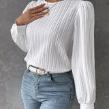 ビアンカ™ | エレガントなランタンスリーブブラウス