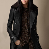 エルジュニア - ブラックレザージャケット