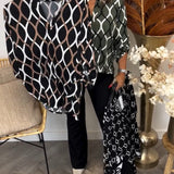 Janny™ | エレガントなデザインのカジュアル長袖ブラウス