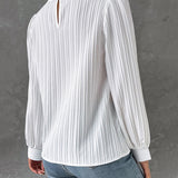 ビアンカ™ | エレガントなランタンスリーブブラウス