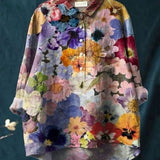 HIKOMA - 花柄ブラウス