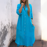 マリー™ | イビザスタイルのカジュアルシャツドレス