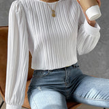 ビアンカ™ | エレガントなランタンスリーブブラウス