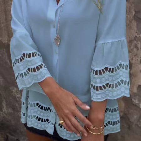 ミランダ™ | イビザスタイルのエレガントなブラウス