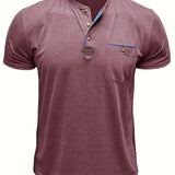 チャボール - クルーネックとポケット付きのスタイリッシュなTシャツ