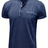 チャボール - クルーネックとポケット付きのスタイリッシュなTシャツ