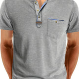 チャボール - クルーネックとポケット付きのスタイリッシュなTシャツ