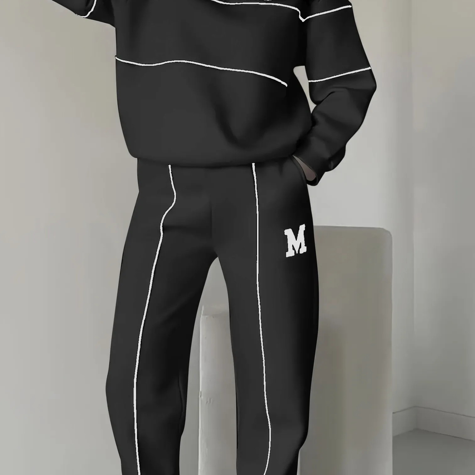 ジャニーヌ - 長袖のカジュアルな2ピース女性セット