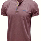 チャボール - クルーネックとポケット付きのスタイリッシュなTシャツ