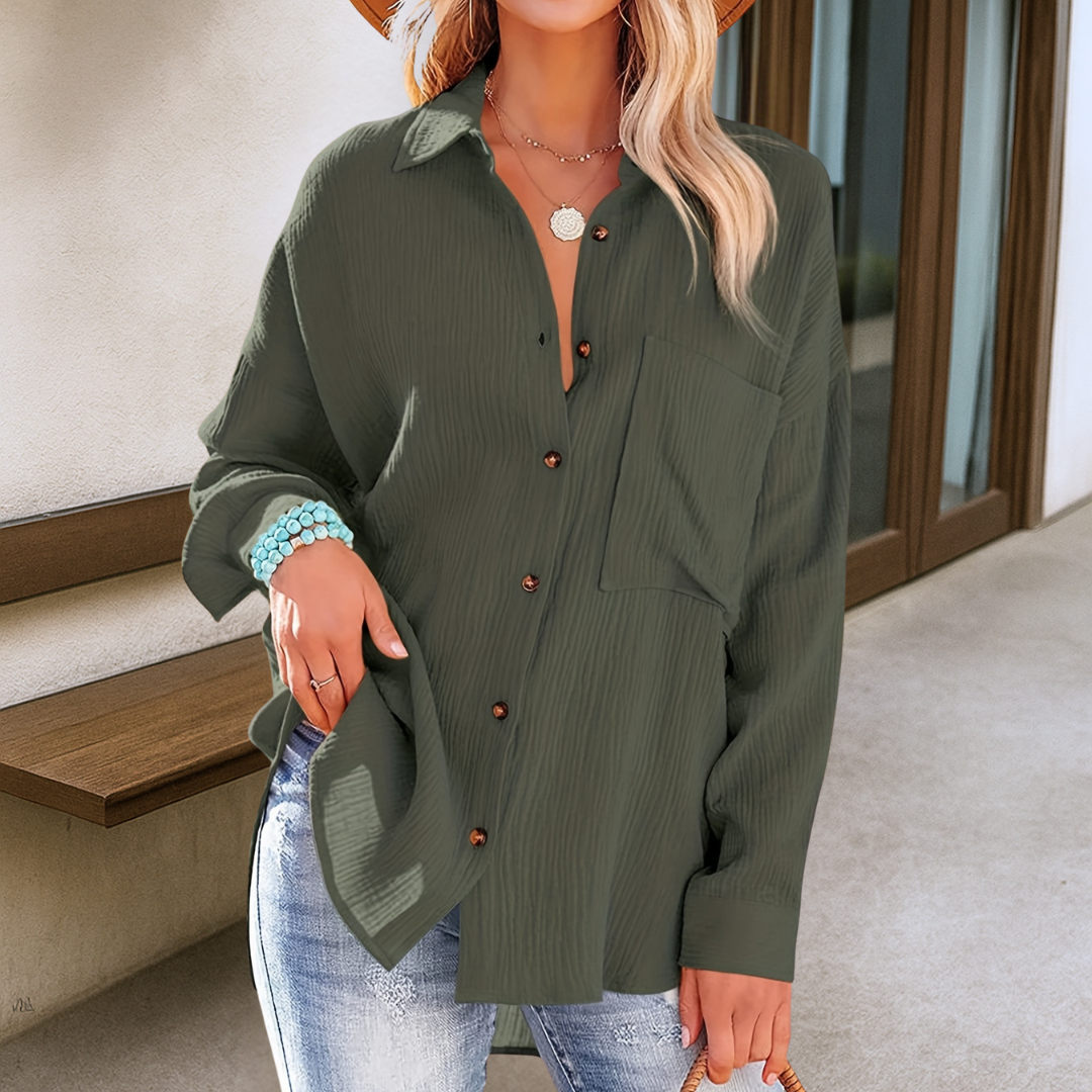 Annemarie™ | イビザスタイルのカジュアルブラウス