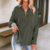 Annemarie™ | イビザスタイルのカジュアルブラウス