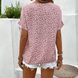 ジョーク™ | ボタン付きスタイリッシュな夏のブラウス