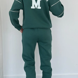 ジャニーヌ - 長袖のカジュアルな2ピース女性セット