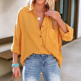 Annemarie™ | イビザスタイルのカジュアルブラウス