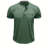 チャボール - クルーネックとポケット付きのスタイリッシュなTシャツ