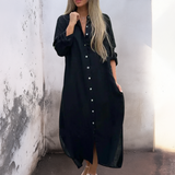 マリー™ | イビザスタイルのカジュアルシャツドレス