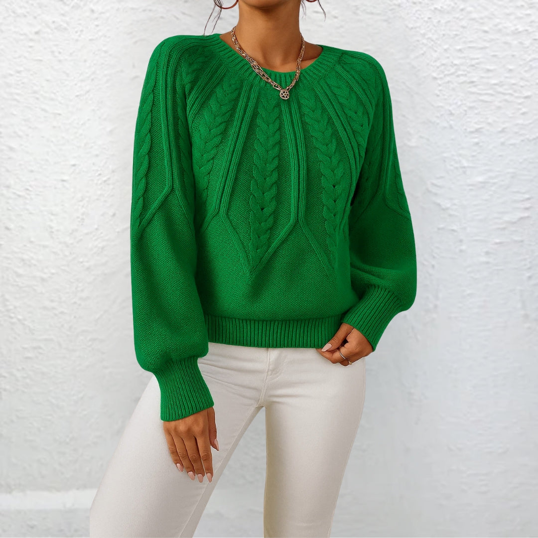 エリカ™ | ワイドスリーブのエレガントなニットセーター