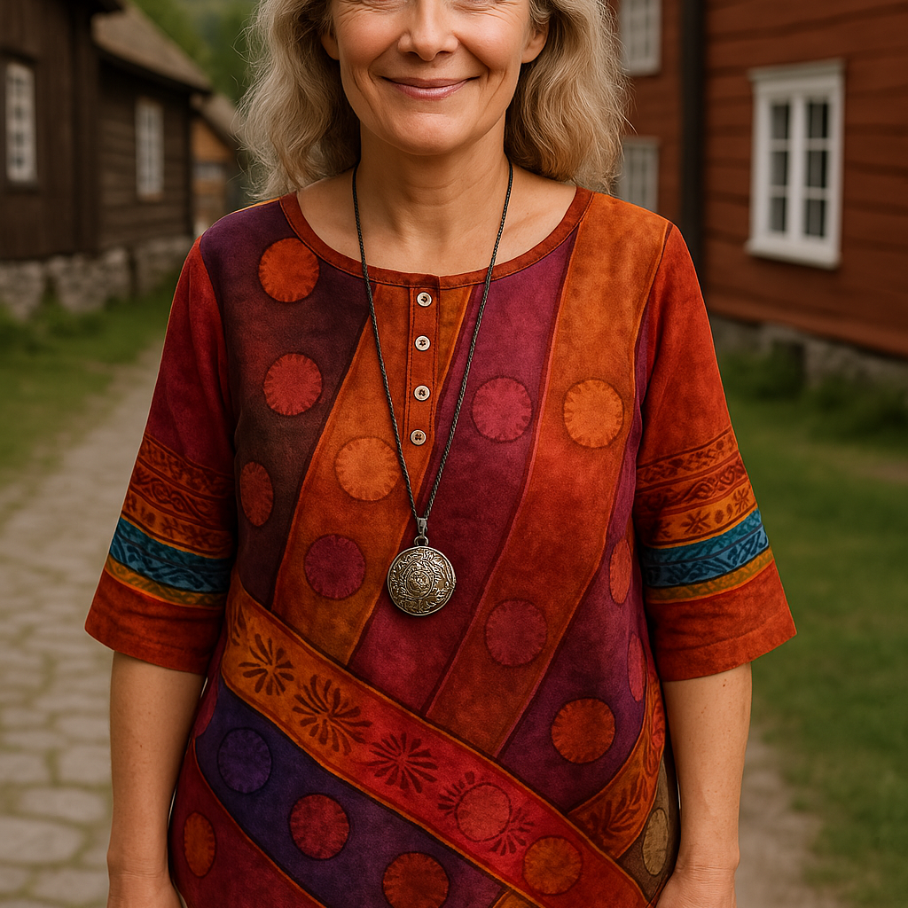 Greta™ | 快適でカラフルな半袖ブラウス