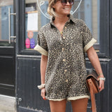 オルガ™ | レオパード柄シャツワンピース