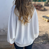 ナタリー™ | エレガントなオーバーサイズブラウス