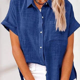 Eva™ | 快適なリネンシャツブラウス