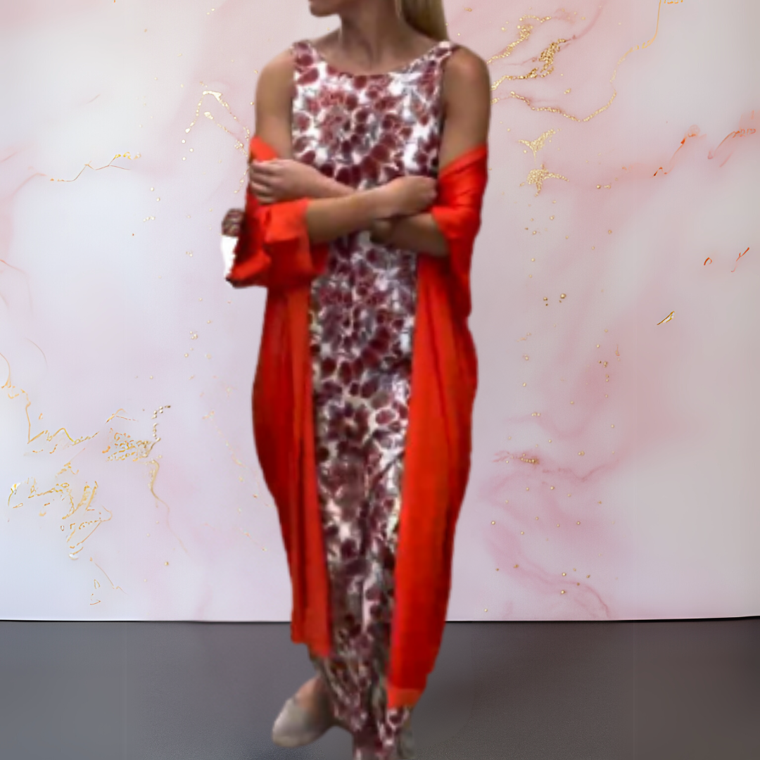 メラニー™ | エレガントなドレスとカーディガン